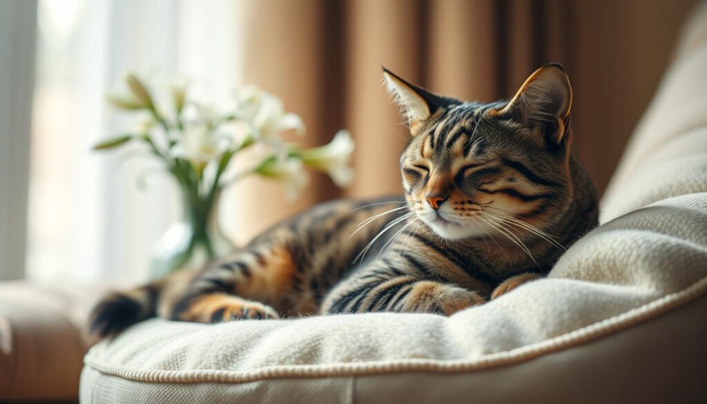 Katze Abschied nehmen