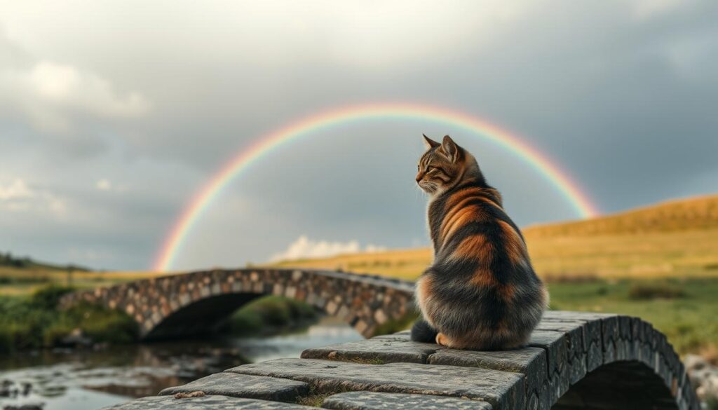 Regenbogenbrücke Trauer Katze Sprüche