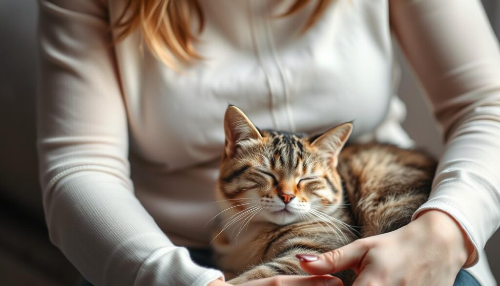 besondere Beziehung zwischen Mensch und Katze