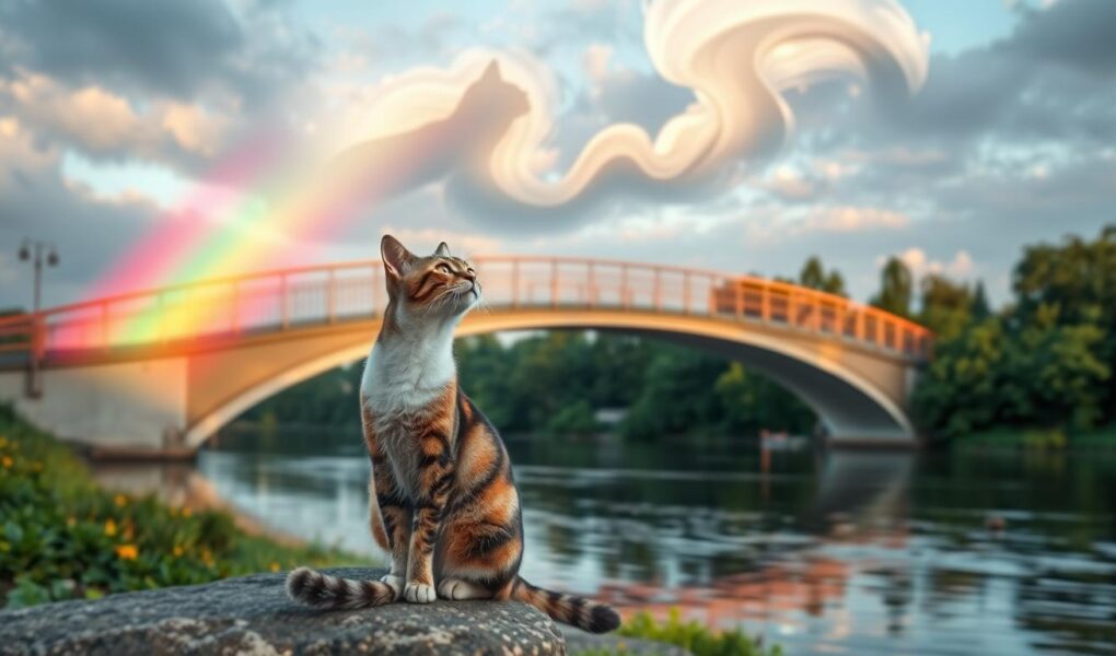 katzenhimmel regenbogenbrücke katze