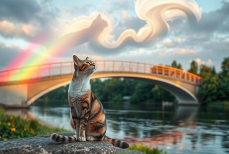 katzenhimmel regenbogenbrücke katze