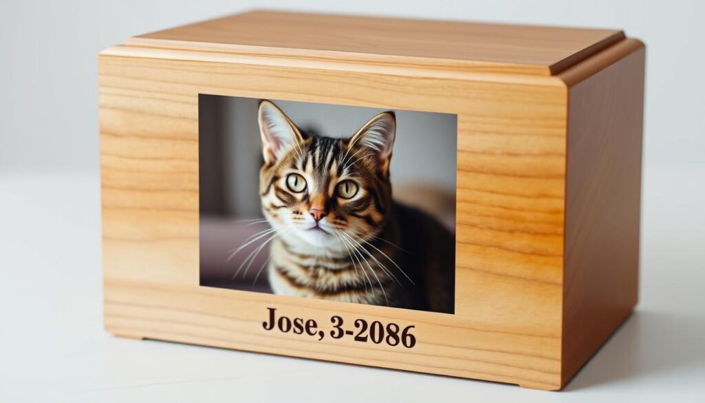 personalisierte katzenurnen holz