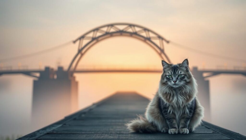 regenbogenbrücke katze