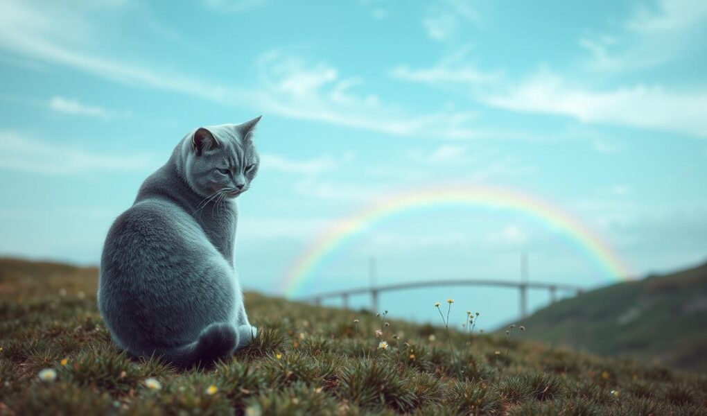 regenbogenbrücke trauer katze sprüche