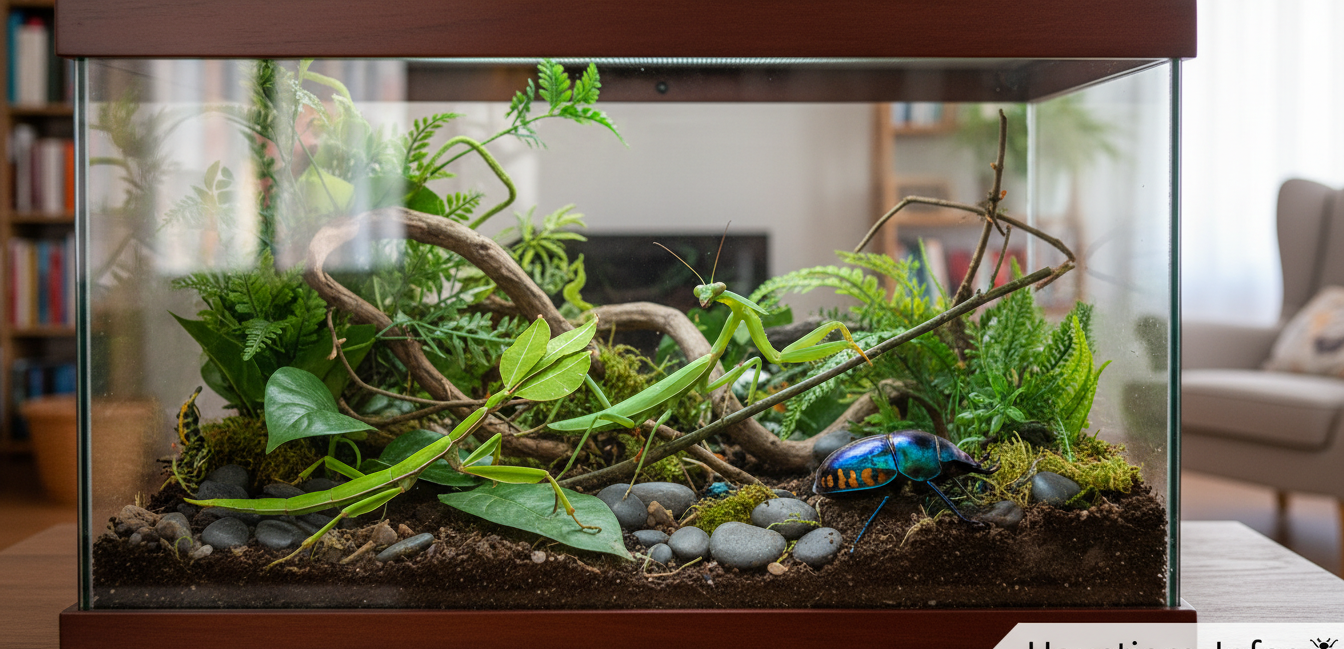 Welche Insekten kann man als Haustier halten?